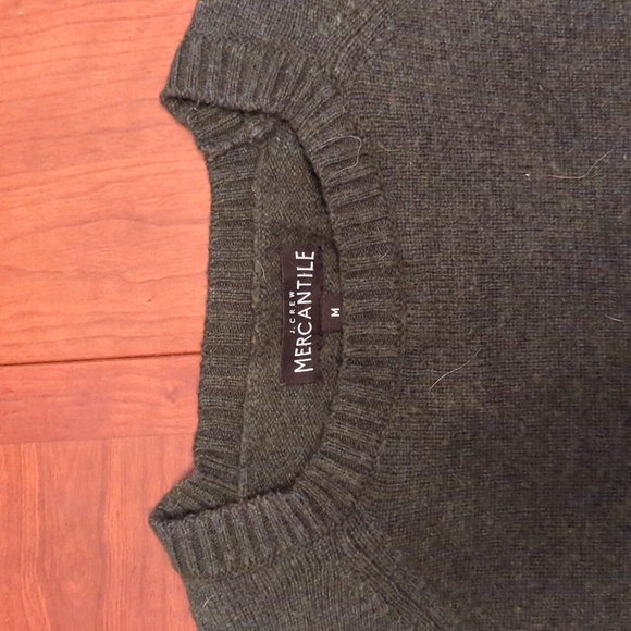 J Crew Mercantile Green Sweater Size M - Picture 3 of 4